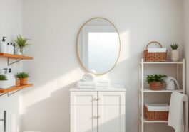 Badezimmer aufräumen: ästhetische Aufbewahrung für kleine und große Räume
