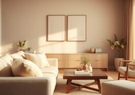 Beige- und Cremetöne: harmonische Basisfarben für eine ruhige Wohnwirkung
