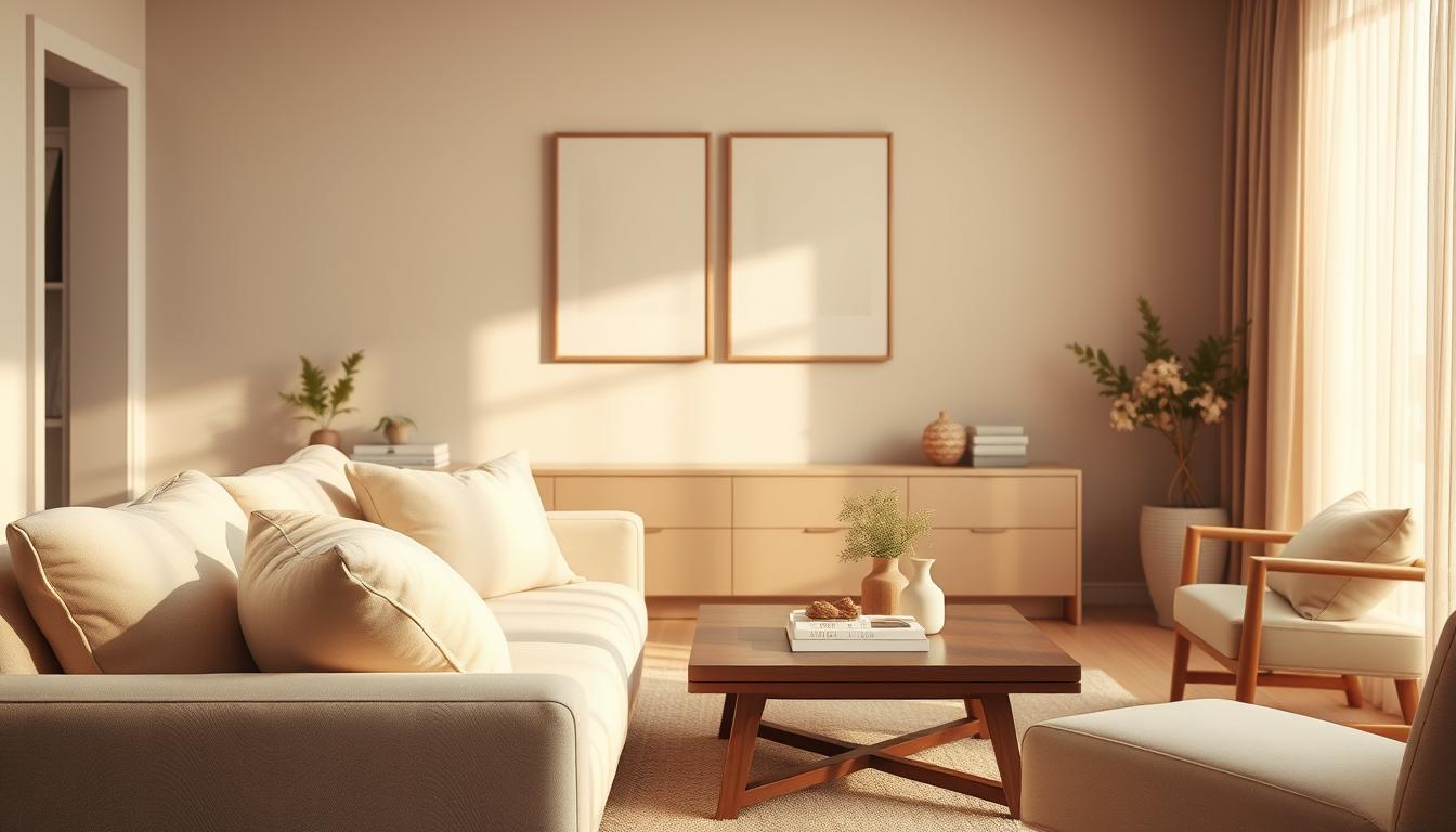 Beige- und Cremetöne: harmonische Basisfarben für eine ruhige Wohnwirkung