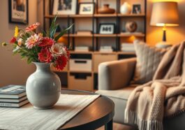 Beistelltisch dekorieren: ästhetische Stylingideen für kleine Wohnbereiche