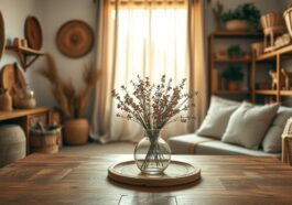 Deko aus Naturmaterialien: Holz, Rattan und Leinen harmonisch kombinieren