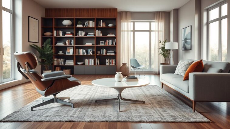 Designklassiker modern kombiniert: ikonische Möbel harmonisch in Szene setzen