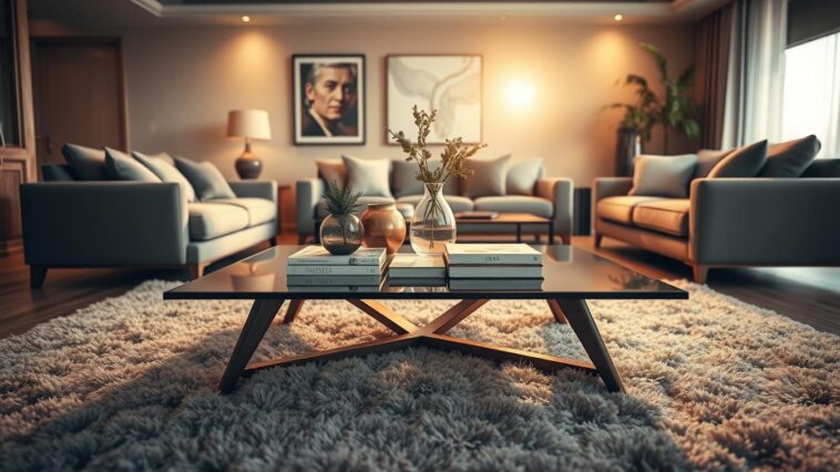 Elegante Couchtische: harmonische Designs für ein modernes Wohnzimmer