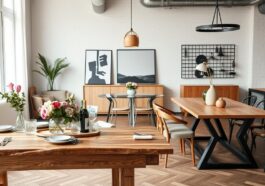 Esstische im Vergleich: welches Material passt zu welchem Wohnstil
