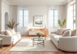 Feminine Wohnkonzepte: zarte Farben und weiche Materialien für moderne Räume