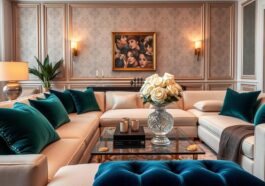 Glamouröser Wohnstil: Materialien, Farben und elegante Akzente