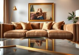 Gold- und Messingdetails: warme Metallakzente für eine moderne Einrichtung