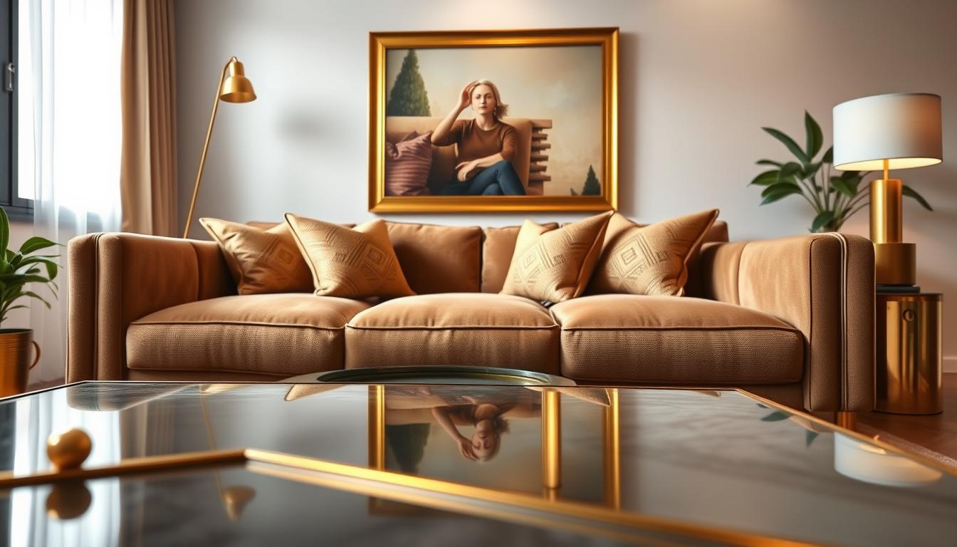 Gold- und Messingdetails: warme Metallakzente für eine moderne Einrichtung