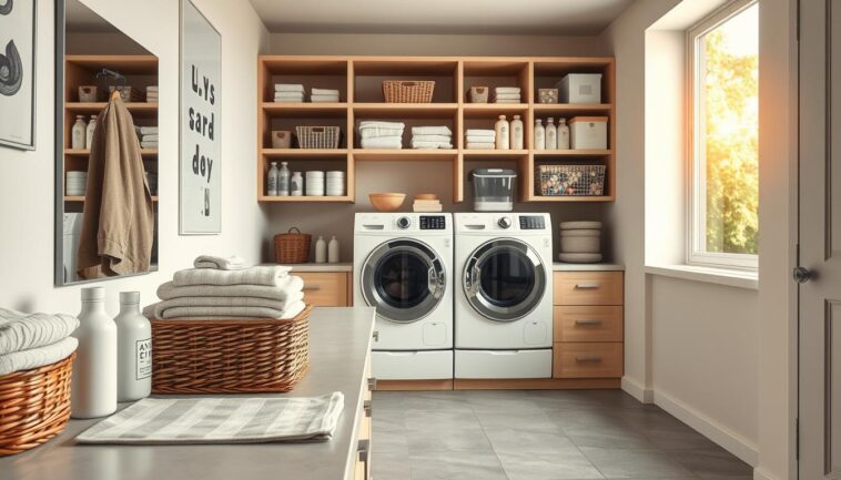 Hauswirtschaftsraum strukturieren: klare Ordnungsideen für Funktionsräume