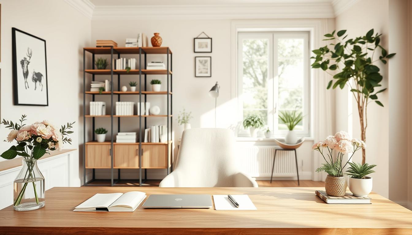 Homeoffice stilvoll einrichten: feminine Ideen für einen Arbeitsplatz