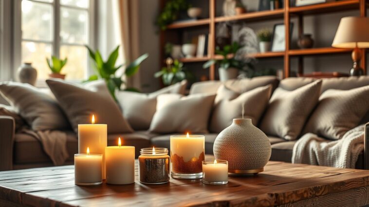 Kerzen und Düfte: stilvolle Accessoires für eine angenehme Wohnatmosphäre