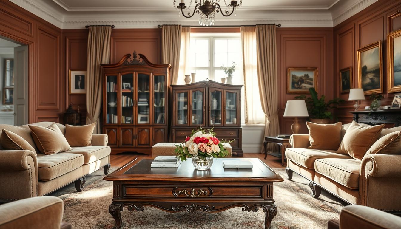 Klassischer Wohnstil: zeitlose Möbel und ausgewogene Proportionen