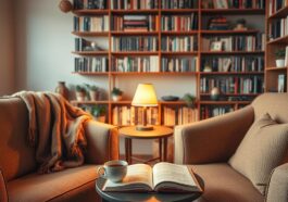 Leseecke einrichten: gemütliche Bereiche mit warmen Stoffen und Licht