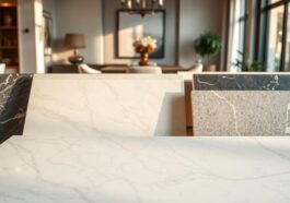Marmor und andere Steinmaterialien: edle Oberflächen für Wohnbereiche