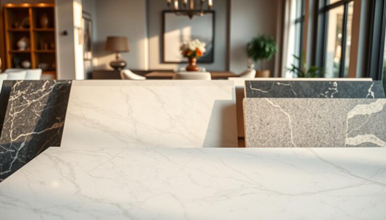 Marmor und andere Steinmaterialien: edle Oberflächen für Wohnbereiche