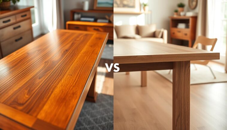 Massivholz oder Furnier: Unterschiede bei Möbeln verständlich erklärt
