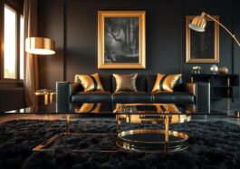 Metallakzente richtig kombinieren: Gold, Chrom und Schwarz im Wohnraum