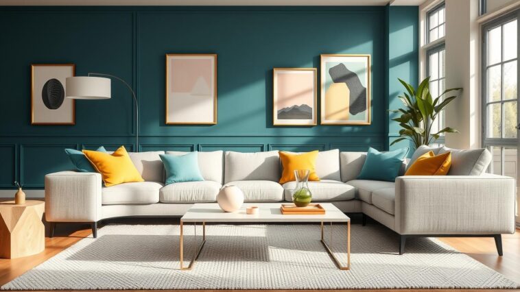 Moderne Farbtrends: beliebte Farbtöne für ein stilvolles Zuhause