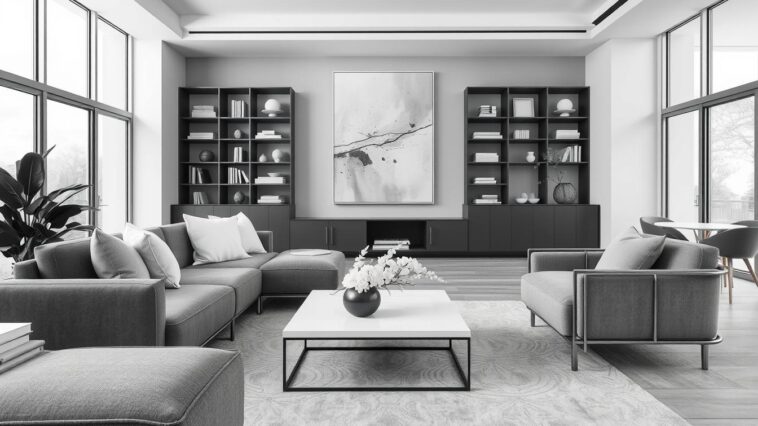 Monochromer Wohnstil: Einrichtung mit einer dominanten Farbwelt