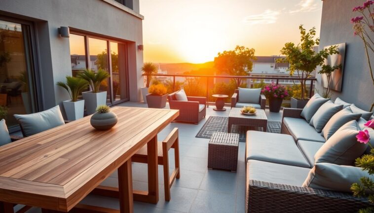 Outdoor-Möbel für Balkon und Terrasse: langlebige Materialien im Überblick