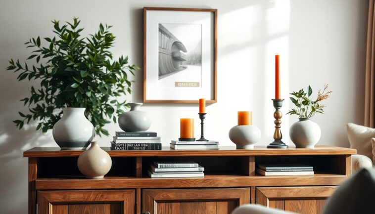 Sideboard dekorieren: harmonische Arrangements für ein stimmiges Wohnambiente