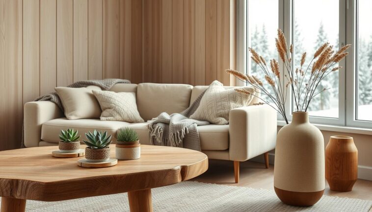 Skandinavische Deko: natürliche Elemente für eine warme Wohngestaltung