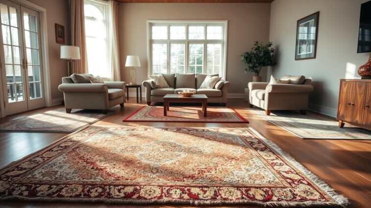 Teppiche im Wohnraum: Größen, Platzierung und Pflege