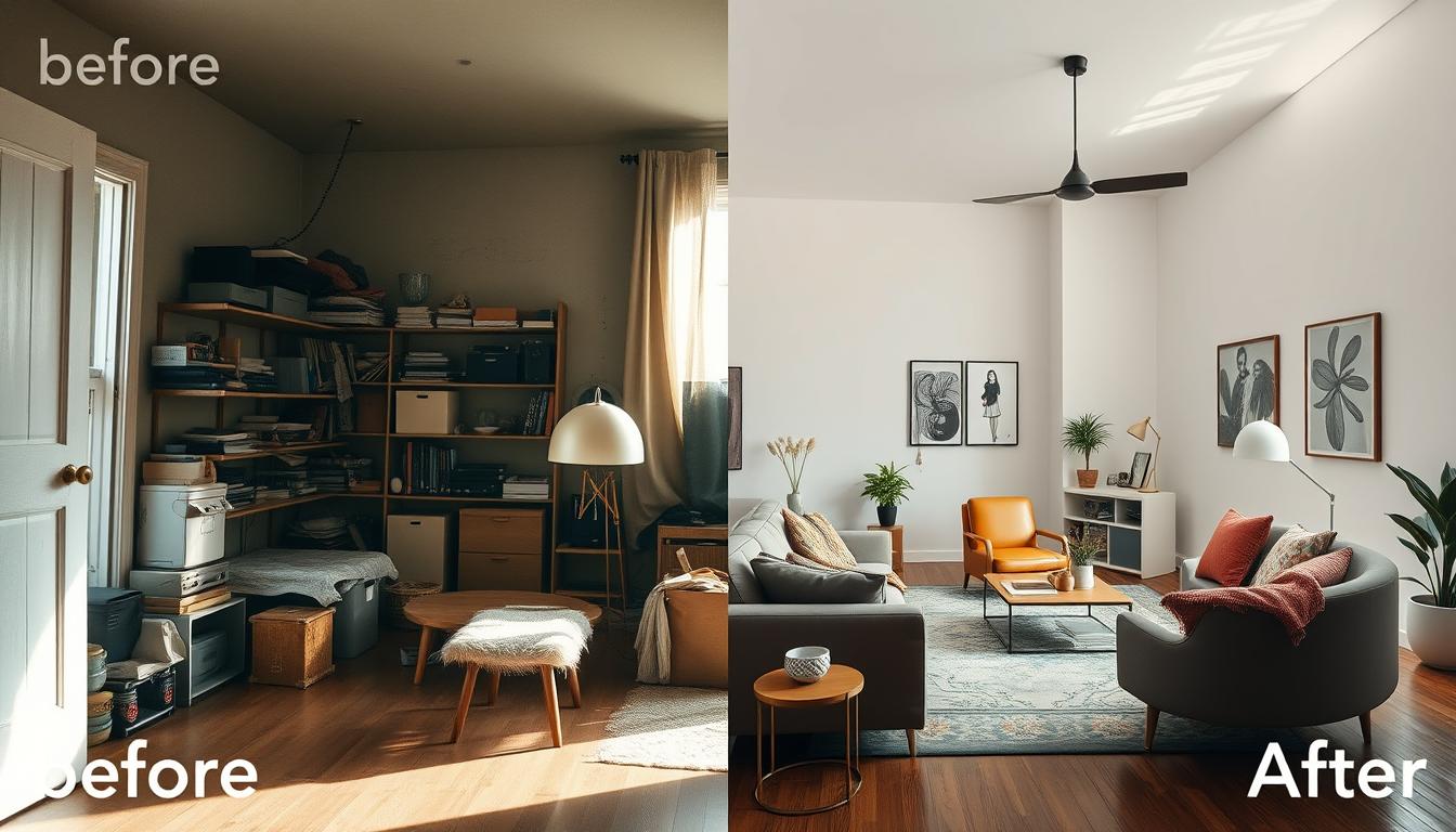 Vorher-nachher Inspirationen: kleine Wohnveränderungen mit großer Wirkung