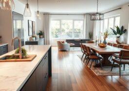 Wohnküchen gestalten: harmonische Verbindung von Kochen, Wohnen und Dekoration