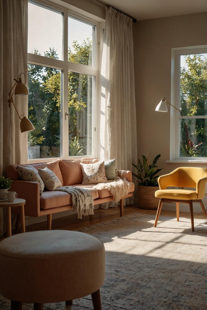 Kindersichere, familienfreundliche helle Wohnraumdeko