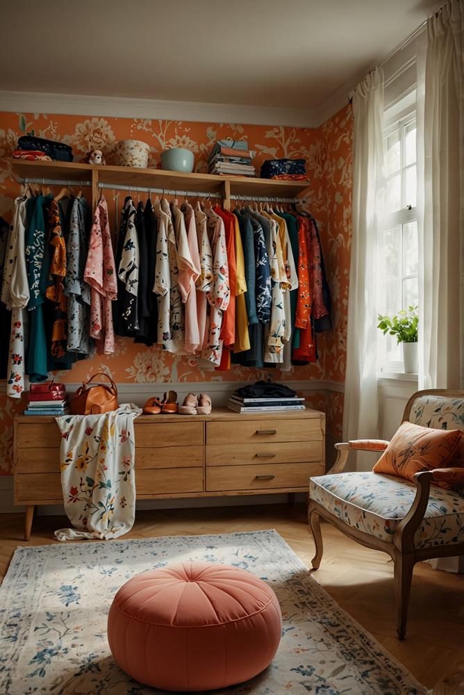 Frühlingslook mit mutigem Muster-Mix im Kleiderschrank