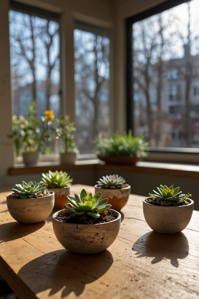 Nachhaltige Ostereier-Pflanzdeko im Eierkarton, hell und freundlich